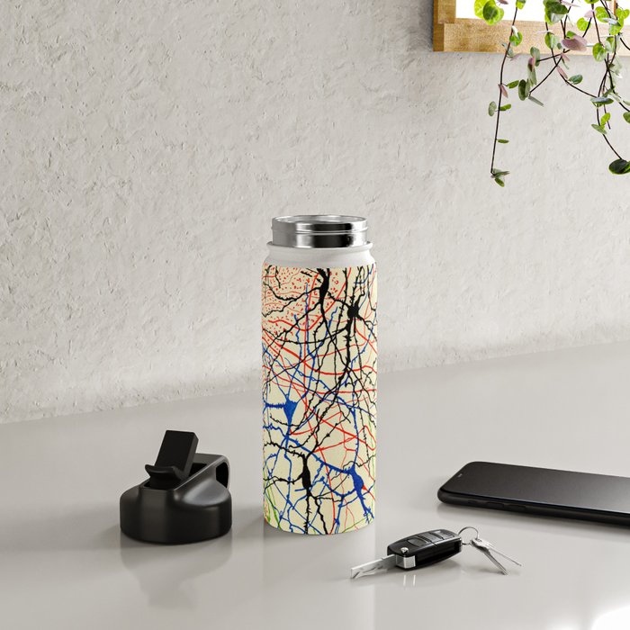 Santiago Ramón Y Cajal Nerve Cells Water Bottle Gallery Image 4
