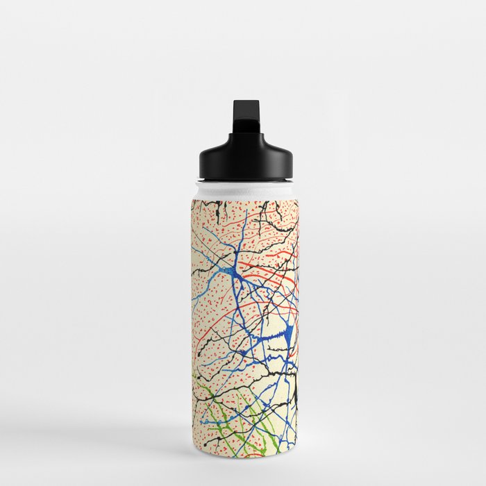 Santiago Ramón Y Cajal Nerve Cells Water Bottle Gallery Image 3