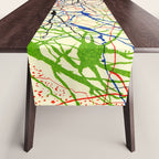 Santiago Ramón Y Cajal Nerve Cells Table Runner Gallery Image 1