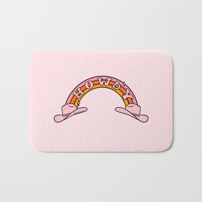 Howdy Rainbow Bath Mat Gallery Image 1