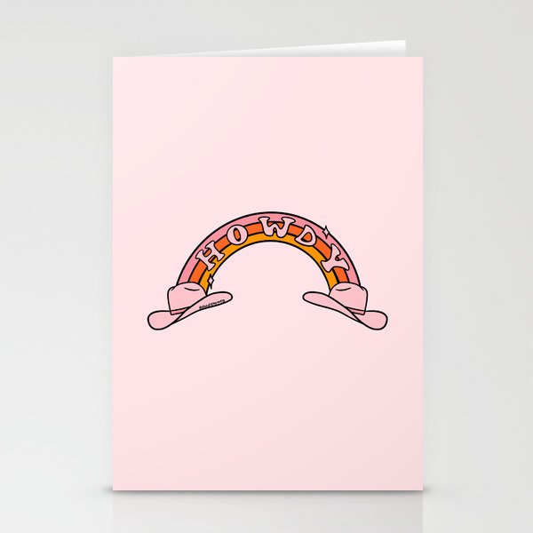 Howdy Rainbow Stationery Card Gallery Image 2