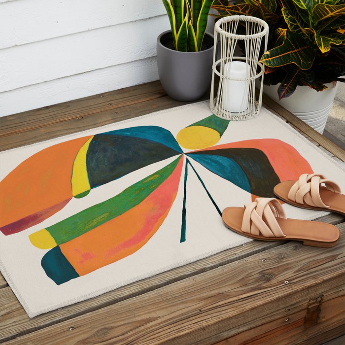 A bird Outdoor Rug Gallery Image 2
