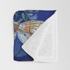 Flower Garden Owls Throw Blanket Gallery Image 3