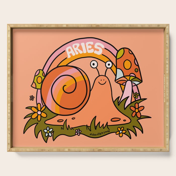 Aries Snail Serving Tray Gallery Image 1