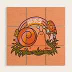 Aries Snail Wood Wall Art Gallery Image 1