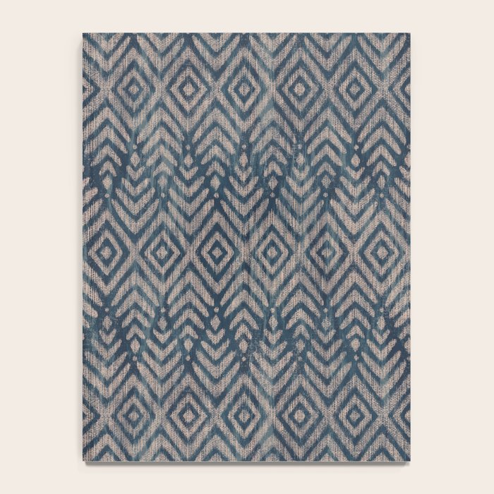 Feather Ikat - midnight desert Notebook Gallery Image 4