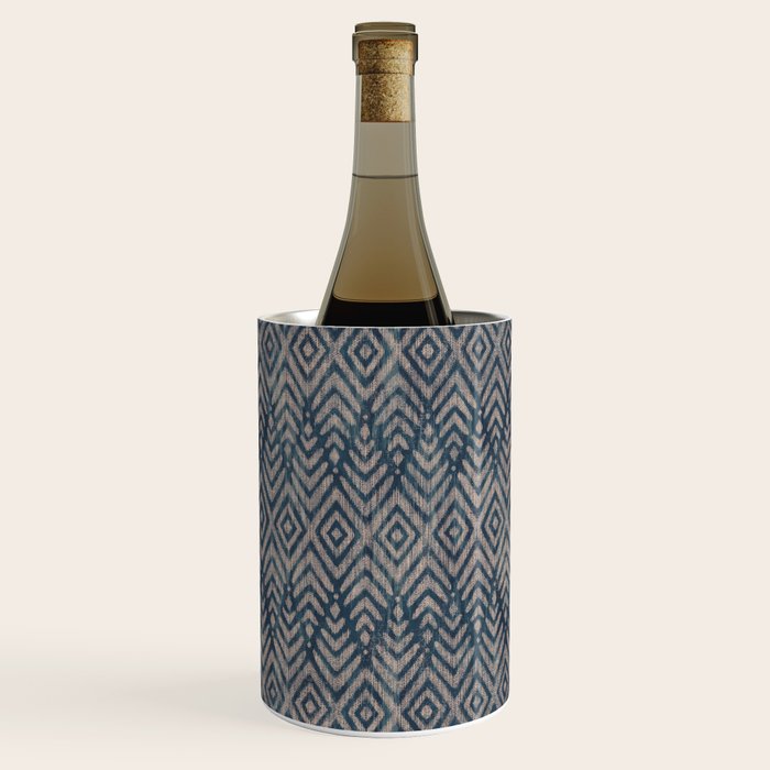 Feather Ikat - midnight desert Wine Chiller Gallery Image 3