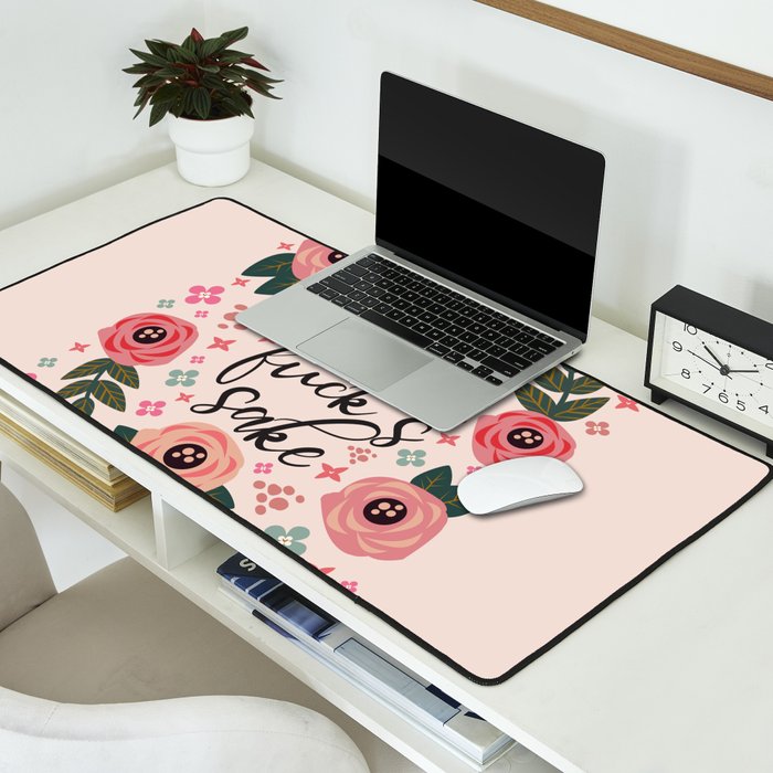 Oh For Fuck's Sake Funny Saying Desk Mat Gallery Image 2