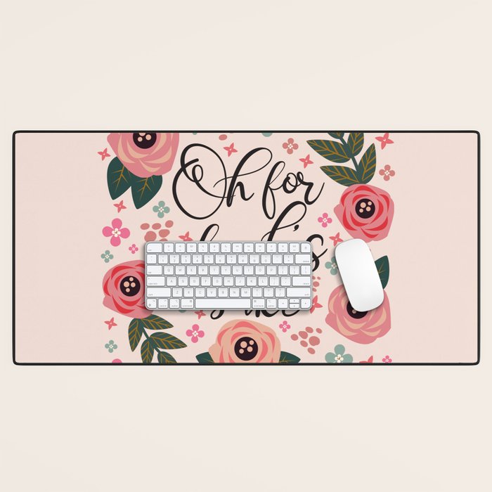 Oh For Fuck's Sake Funny Saying Desk Mat Gallery Image 1