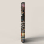 Gustav Klimt Style Warrior Cat with Colorful Medals iPhone Case Gallery Image 2