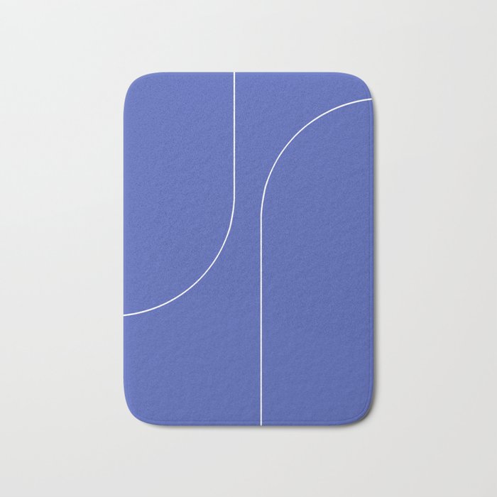 Modern Minimal Line Abstract I Bath Mat Gallery Image 1
