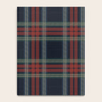 Navy Blue Red Classic Plaid Notebook Gallery Image 4