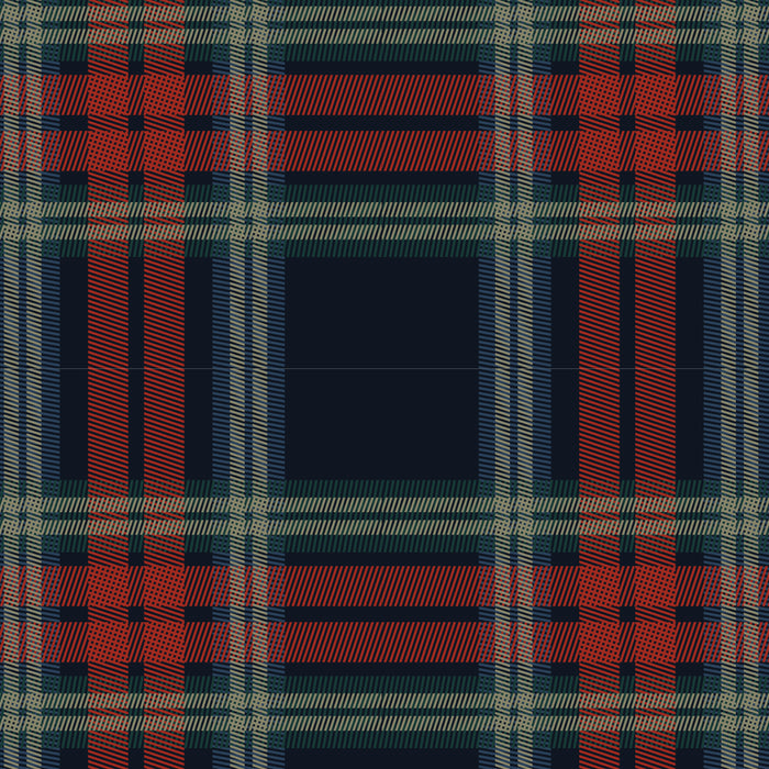 Navy Blue Red Classic Plaid Coffee Mug Gallery Image 2