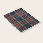 Navy Blue Red Classic Plaid Notebook Gallery Image 3