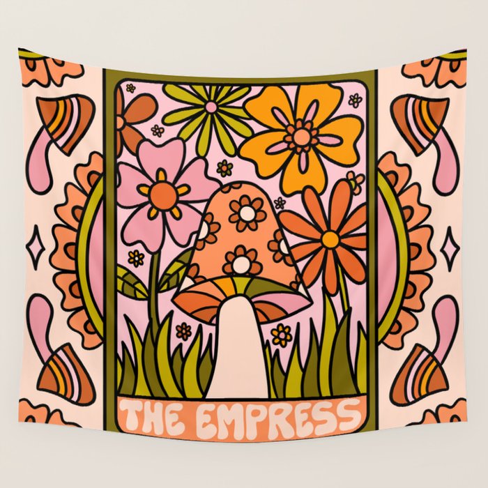 4. The Empress Mushroom Wall Tapestry Gallery Image 4