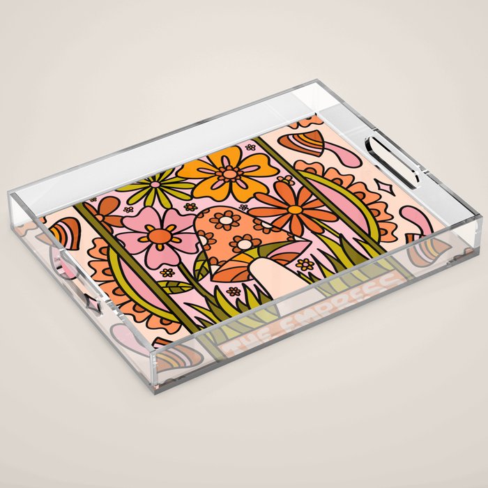 4. The Empress Mushroom Acrylic Tray Gallery Image 1