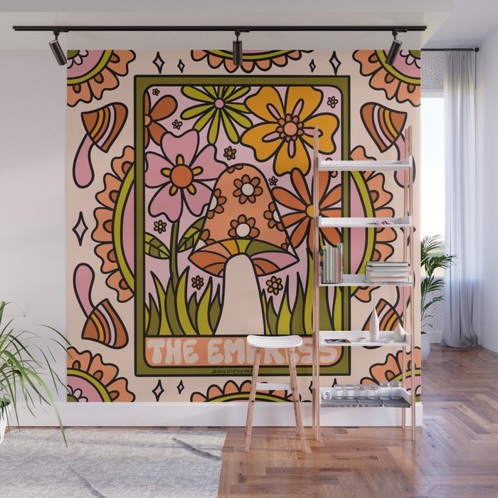 4. The Empress Mushroom Wall Mural Gallery Image 1