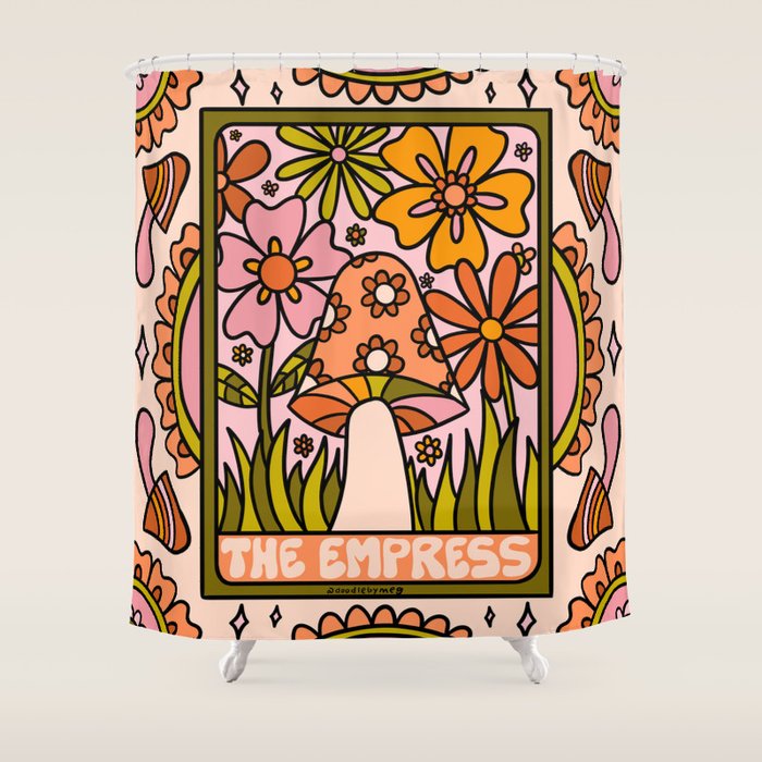 4. The Empress Mushroom Shower Curtain Gallery Image 1