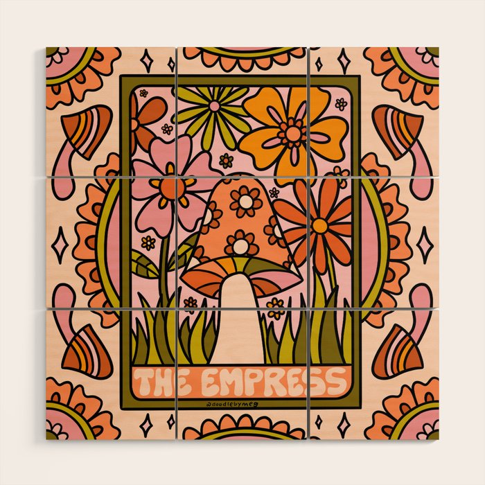 4. The Empress Mushroom Wood Wall Art Gallery Image 1