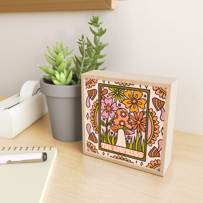 4. The Empress Mushroom Mini Art Print Gallery Image 2
