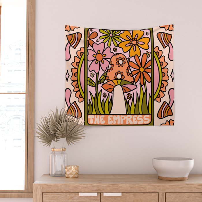 4. The Empress Mushroom Wall Tapestry Gallery Image 2