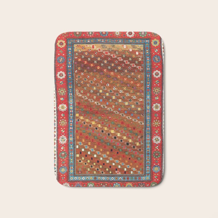 Genje Central Caucasus Antique Rug Print Bath Mat Gallery Image 1