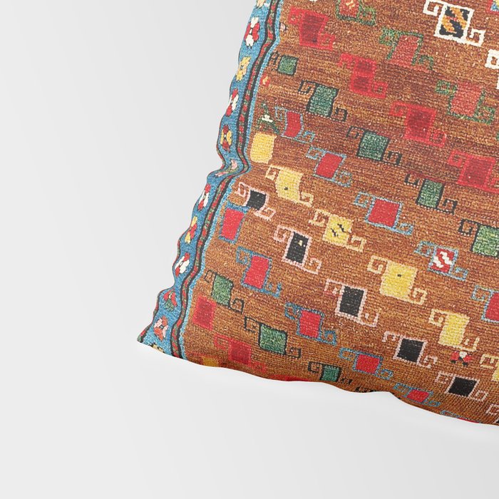 Genje Central Caucasus Antique Rug Print Pillow Sham Gallery Image 4