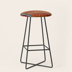 Genje Central Caucasus Antique Rug Print Stool Gallery Image 1