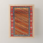 Genje Central Caucasus Antique Rug Print Mini Art Print Gallery Image 1