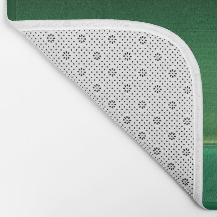 Ombre Forest Green  Bath Mat Gallery Image 2