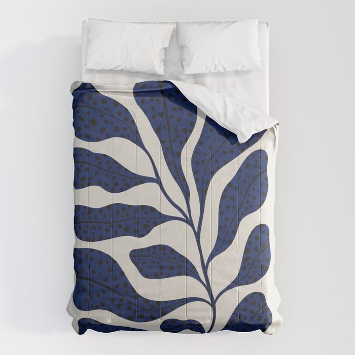 Blue Plant #2 Comforter Gallery Image 6