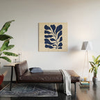 Blue Plant #2 Wood Wall Art Gallery Image 2