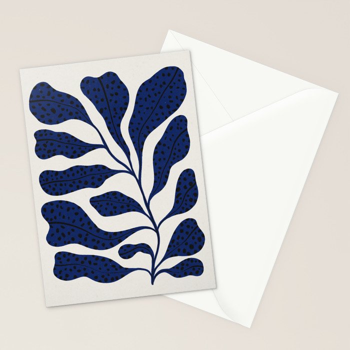Blue Plant #2 Stationery Card Gallery Image 2