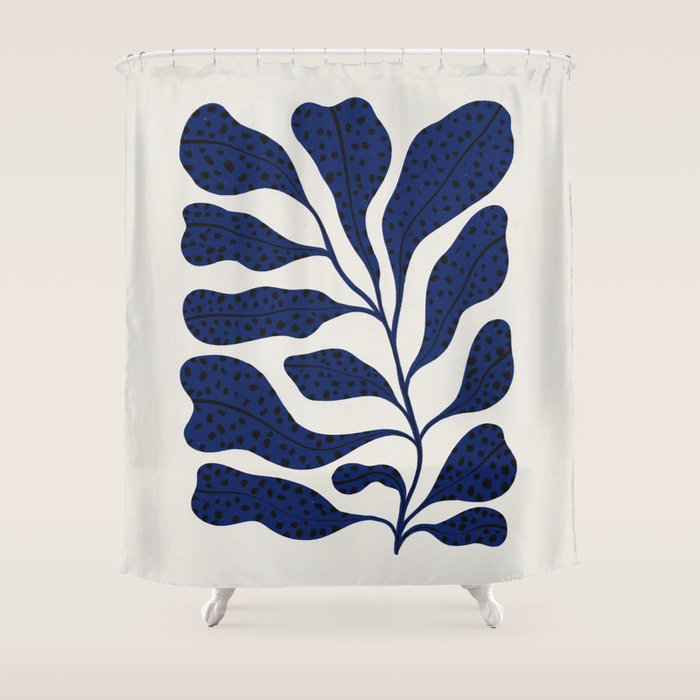 Blue Plant #2 Shower Curtain Gallery Image 1