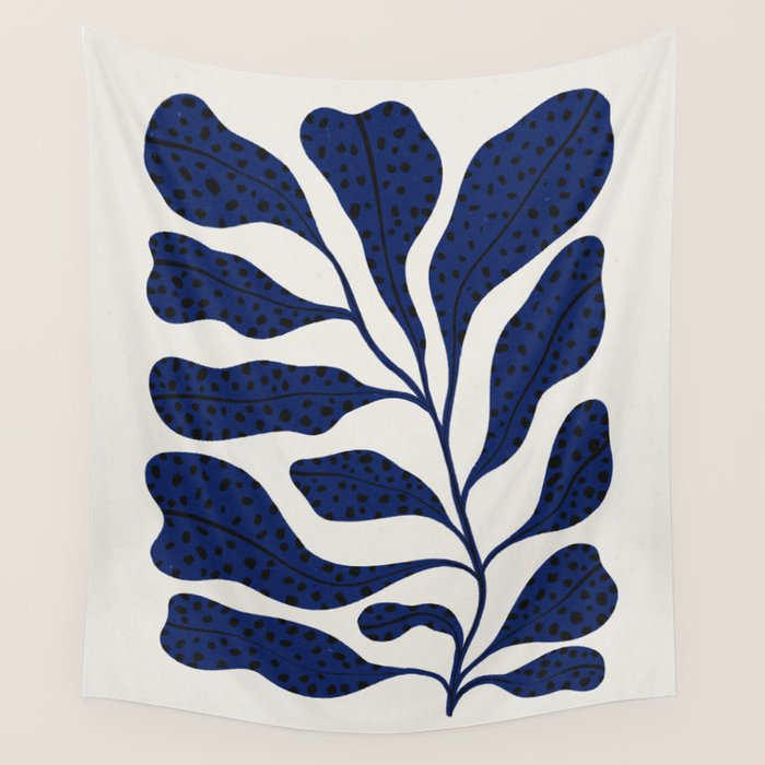 Blue Plant #2 Wall Tapestry Gallery Image 4