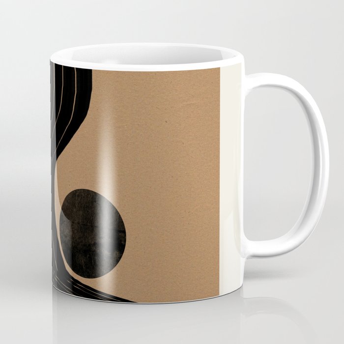 Modern Waves and Sun Coffee Mug Gallery Image 1