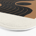 Modern Waves and Sun Bath Mat Gallery Image 3