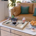 Modern Waves and Sun Serving Tray Gallery Image 2