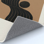 Modern Waves and Sun Rug Gallery Image 4