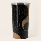 Modern Waves and Sun Travel Mug Gallery Image 1