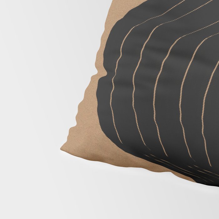 Modern Waves and Sun Pillow Sham Gallery Image 4