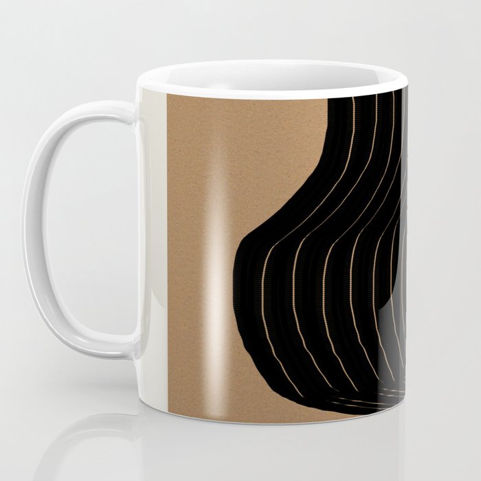 Modern Waves and Sun Coffee Mug Gallery Image 3