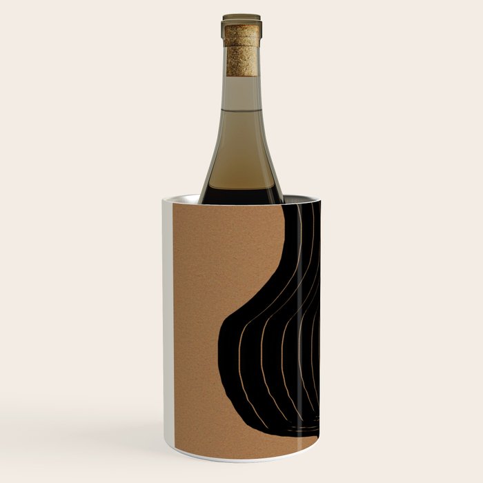 Modern Waves and Sun Wine Chiller Gallery Image 2