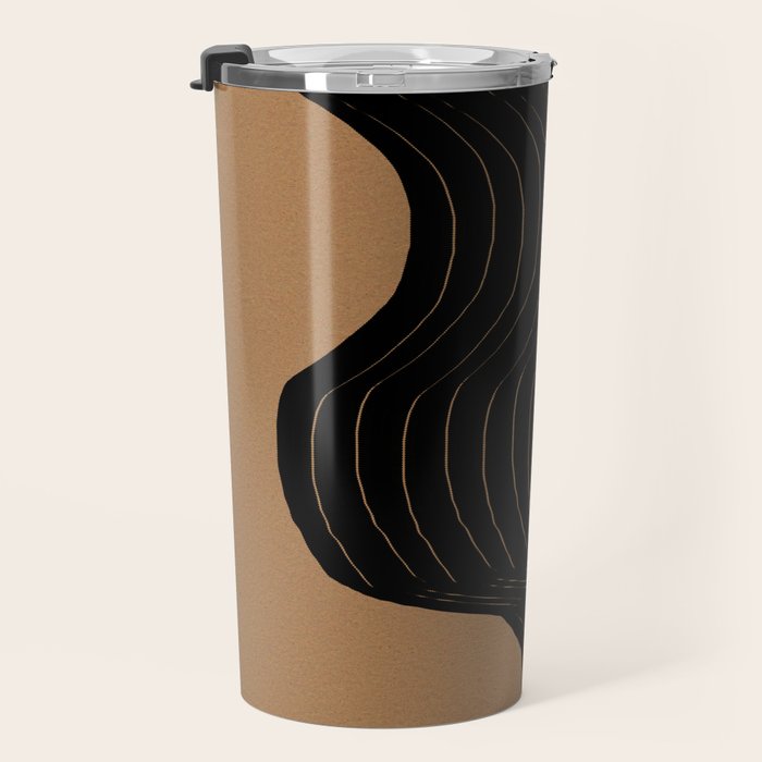 Modern Waves and Sun Travel Mug Gallery Image 3