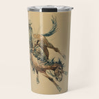 Cowboy on a Bucking Horse 3 by Edward Borein Travel Mug Gallery Image 1