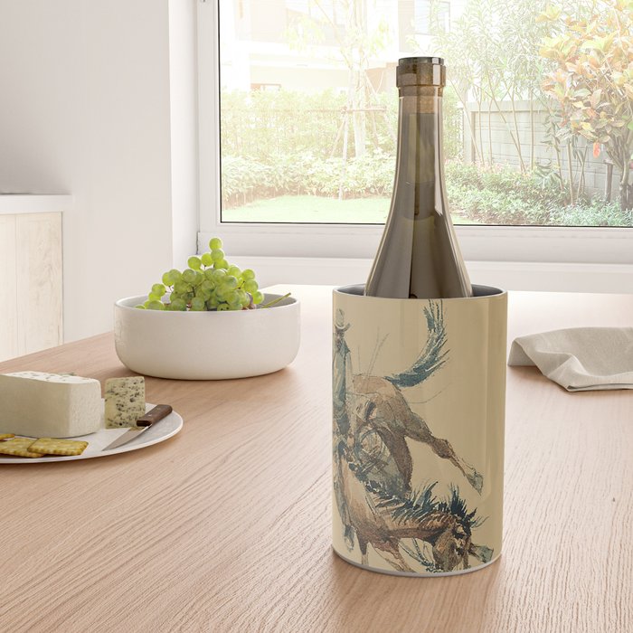 Cowboy on a Bucking Horse 3 by Edward Borein Wine Chiller Gallery Image 4