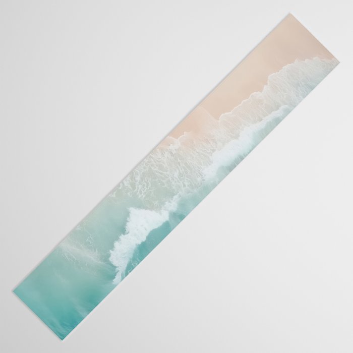 Couple on the Pastel Shore - Aerial Coastal Print Table Runner Gallery Image 3