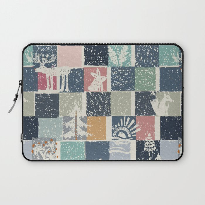 Black Forest Kids Check Laptop Sleeve Gallery Image 1