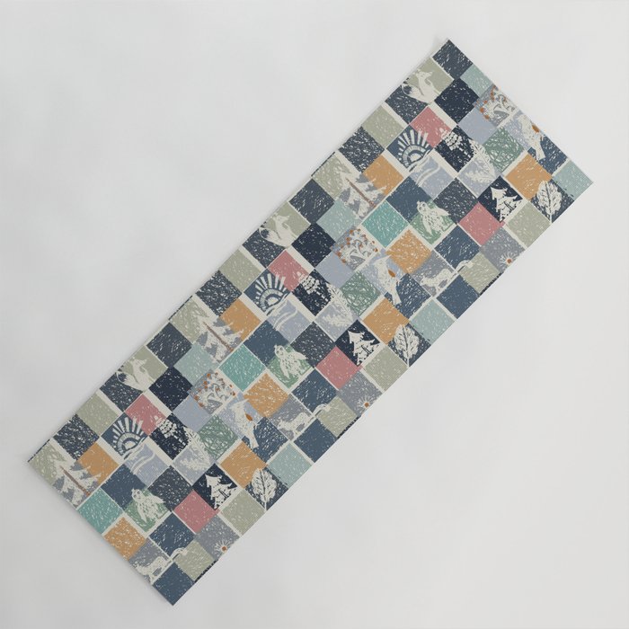 Black Forest Kids Check Yoga Mat Gallery Image 1