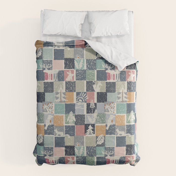 Black Forest Kids Check Duvet Cover Gallery Image 1